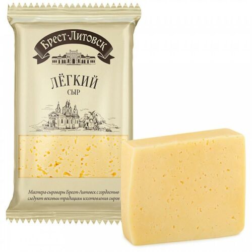 Брест-Литовск сыр легкий 200гр 35% брусок